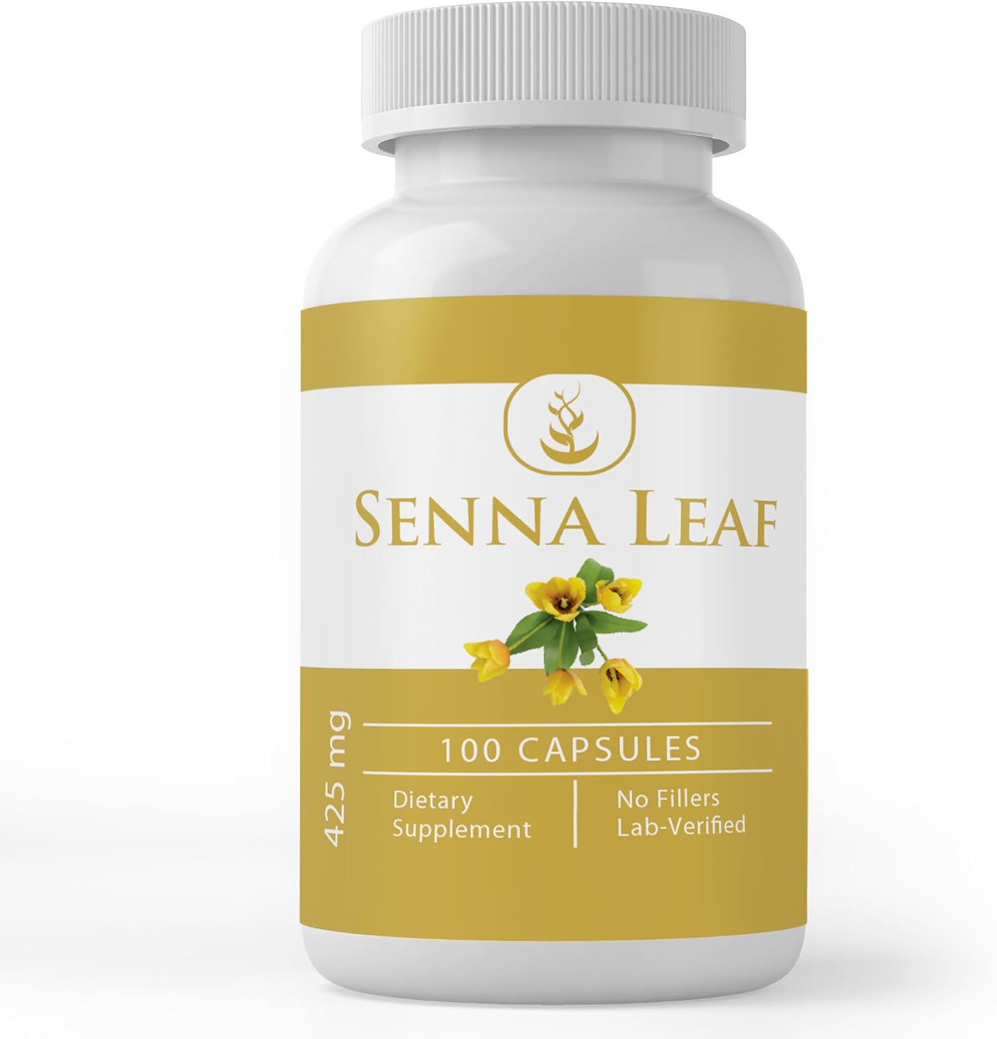 Pure Original Ingredients Senna Leaf, 100 Cápsulas - Puro Sin Aditivos