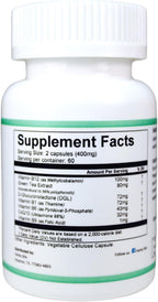 HerbSRA ENERGYAID Suplemento Antioxidante de Energía con Vitamina B6, Té Verde y CoQ10 – 120 Cápsulas Vegetarianas