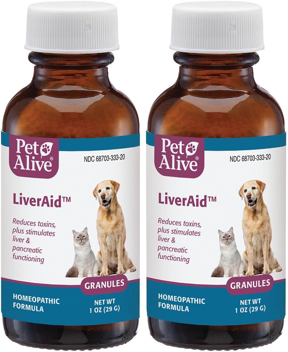 PetAlive LiverAid Granules - Homeopático para Mascotas