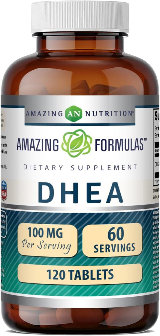 Amazing Formulas DHEA 100 mg – 120 Comprimidos
