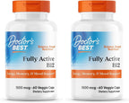 Doctor's Best Vitamina B12 Metilcobalamina 1500 mcg, 180 Cápsulas Veganas