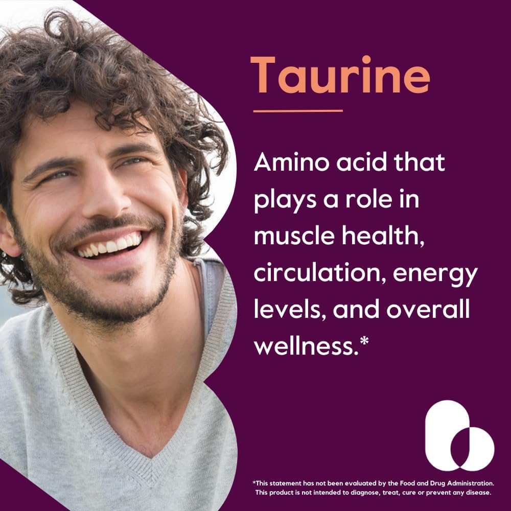 BESTVITE Taurina 1000mg (240 Cápsulas Vegetarianas)