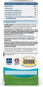 Nordic Naturals Omega-3 Pet, sin sabor - 2 oz (60 ml) - 294 mg Omega-3 por mL - Aceite de pescado para perros pequeños y gatos con EPA y DHA