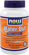 NOW Foods Water Out - 100 Cápsulas vegetales Paquete de 3