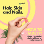 MEWD Multivitamínico en Gomitas para Adolescentes y Niños - Pelo, Piel y Uñas - 60 Gomitas