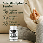 Probase Nutrition Professional Strength L-Methyl Folate 15mg - Active 5-MTHF Form - Supports Mood, Methylation, Cognition - Bioavailable Vitamin B9 (60 Capsules) - Vegan, Non-GMO, Gluten-Free