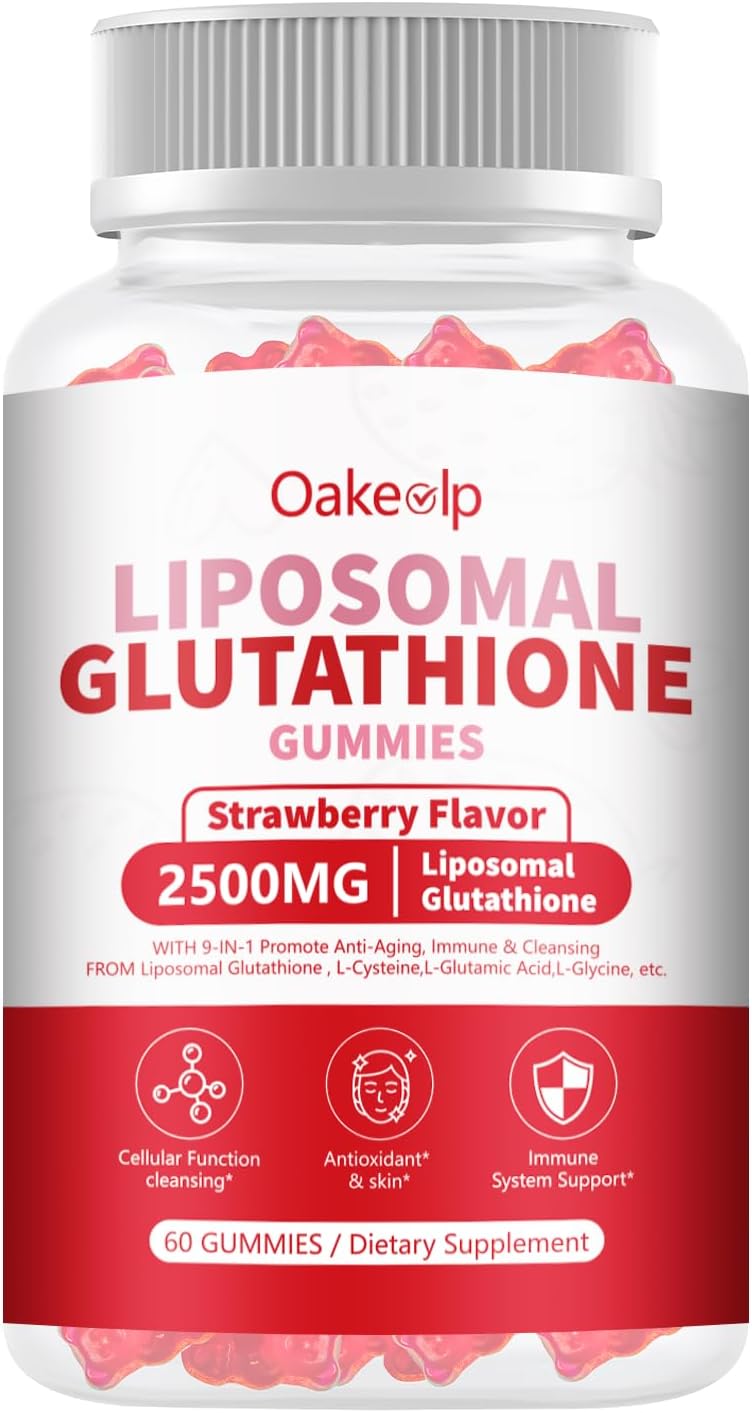 Gominolas de Glutatión Liposomal 2500 mg con Vitamina C y Cardo Mariano - Oakevlp