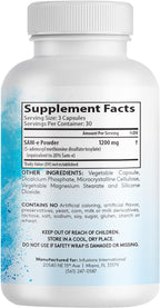 Infusions Maximum Strength Pure SAM-e 1200mg 90 Cápsulas Vegetales