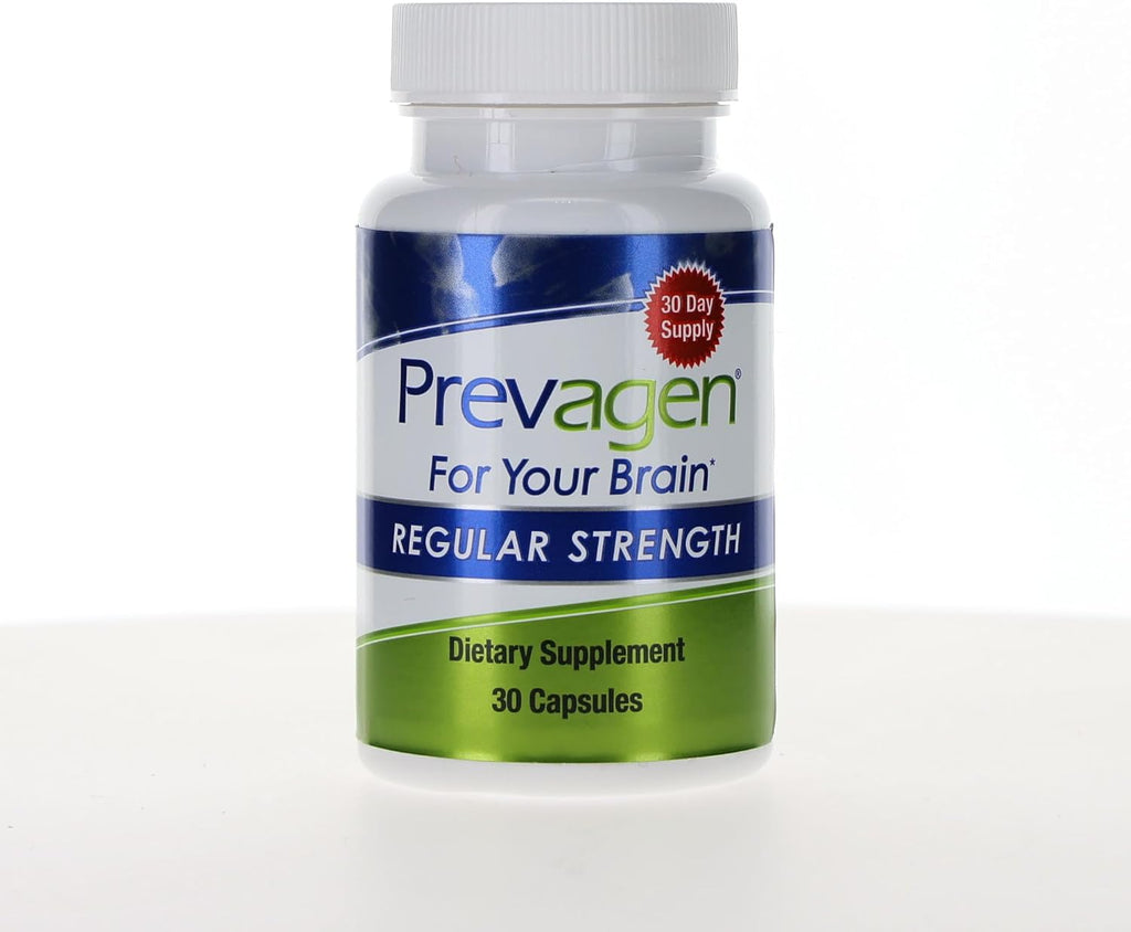 Prevagen Concentración Regular - 30 cápsulas (suministro para 1 mes) | Formulado para tu cerebro | 10 mg de Apoaequorina más Vitamina D3 con pastillero de 7 días