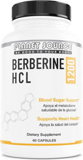 Planet Source Berberine HCl 1200 mg - 60 Cápsulas