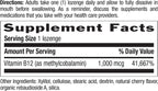 Country Life Methyl B12, Supports Energy and Vitality, 1000mcg, 60 Tablets, Certified Gluten-Free and Vegan