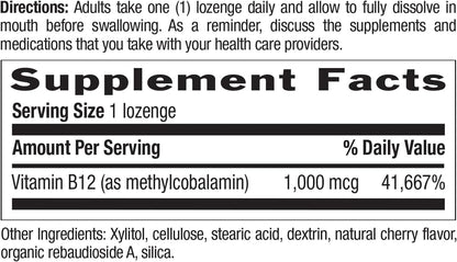 Country Life Metil B12, Apoya la Energía y – Personas mayores: Con la edad, la absorción de B12 disminuye debido a – Image 6