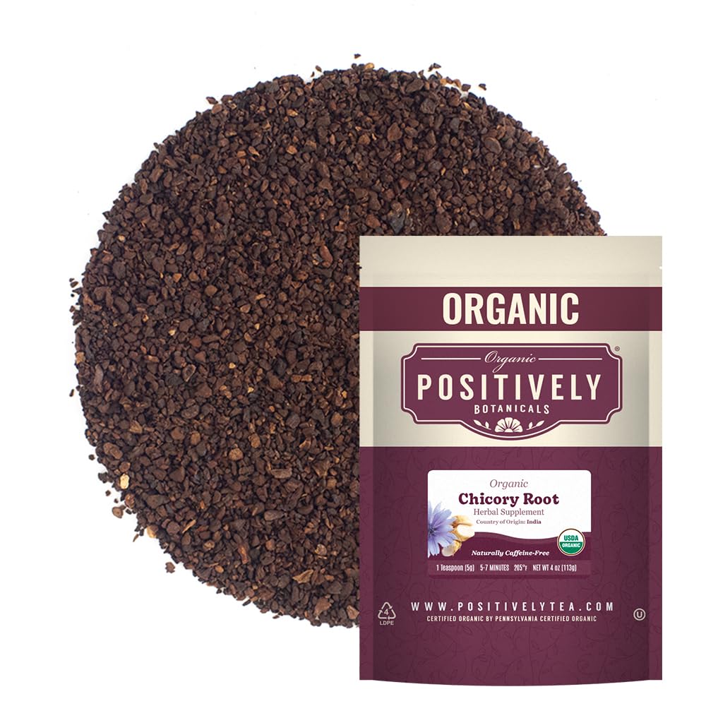 Organic Positively Botanicals Company, Burdock Root, Herbal Tea Loose Leaf Botanical, 4 Ounce