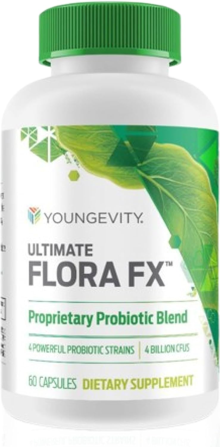 Youngevity Ultimate Flora FX - 60 Cápsulas (2 Botellas)