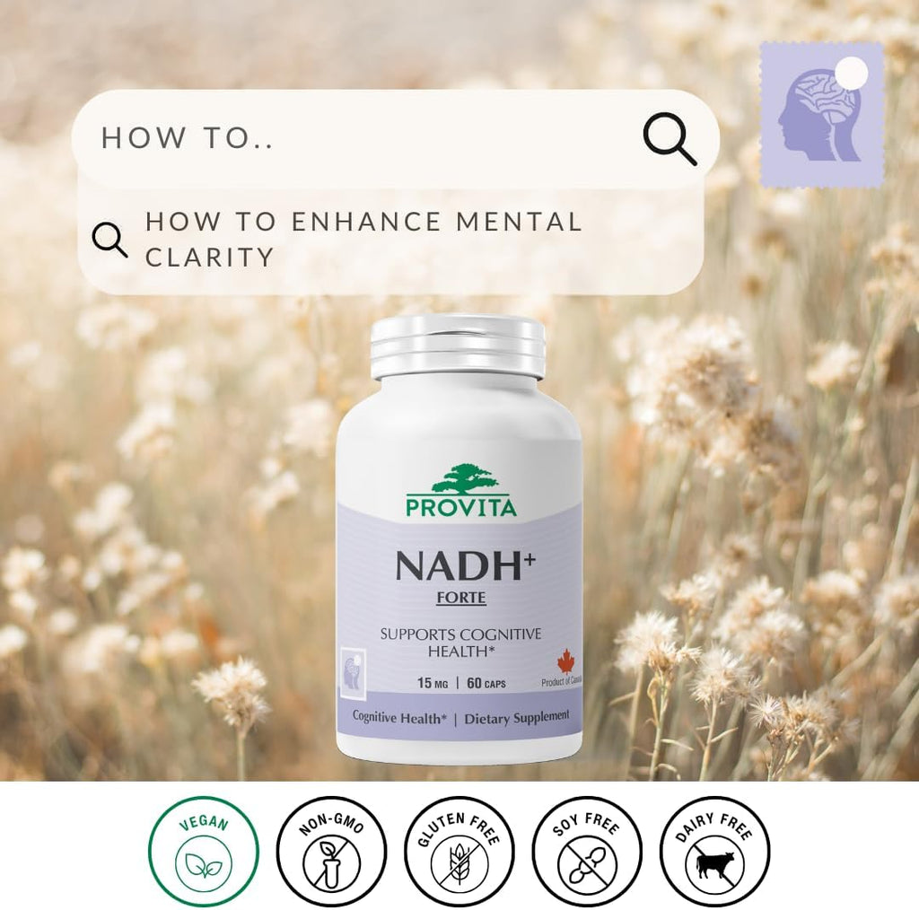 PROVITA NADH+ Forte - Cápsulas para Apoyo Cognitivo y Energético