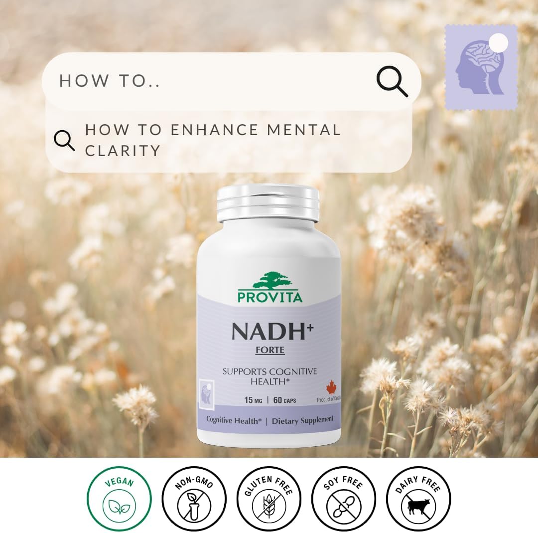 PROVITA NADH+ Forte - Cápsulas para Apoyo Cognitivo y Energético