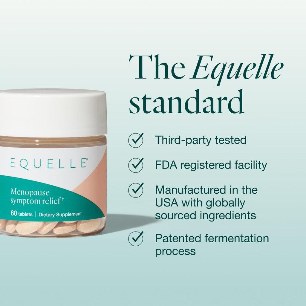 EQUELLE Alivio Multi-Síntoma Perimenopausia y Menopausia, 60 Comprimidos