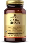 Solgar GABA 500 mg, 50 Cápsulas Vegetales