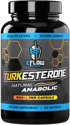eFlow Nutrition Turkesterone - Suplemento Deportivo de Alta Absorción 60 Cápsulas