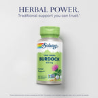 SOLARAY Burdock Root 425 mg - 100 Vegetable Capsules