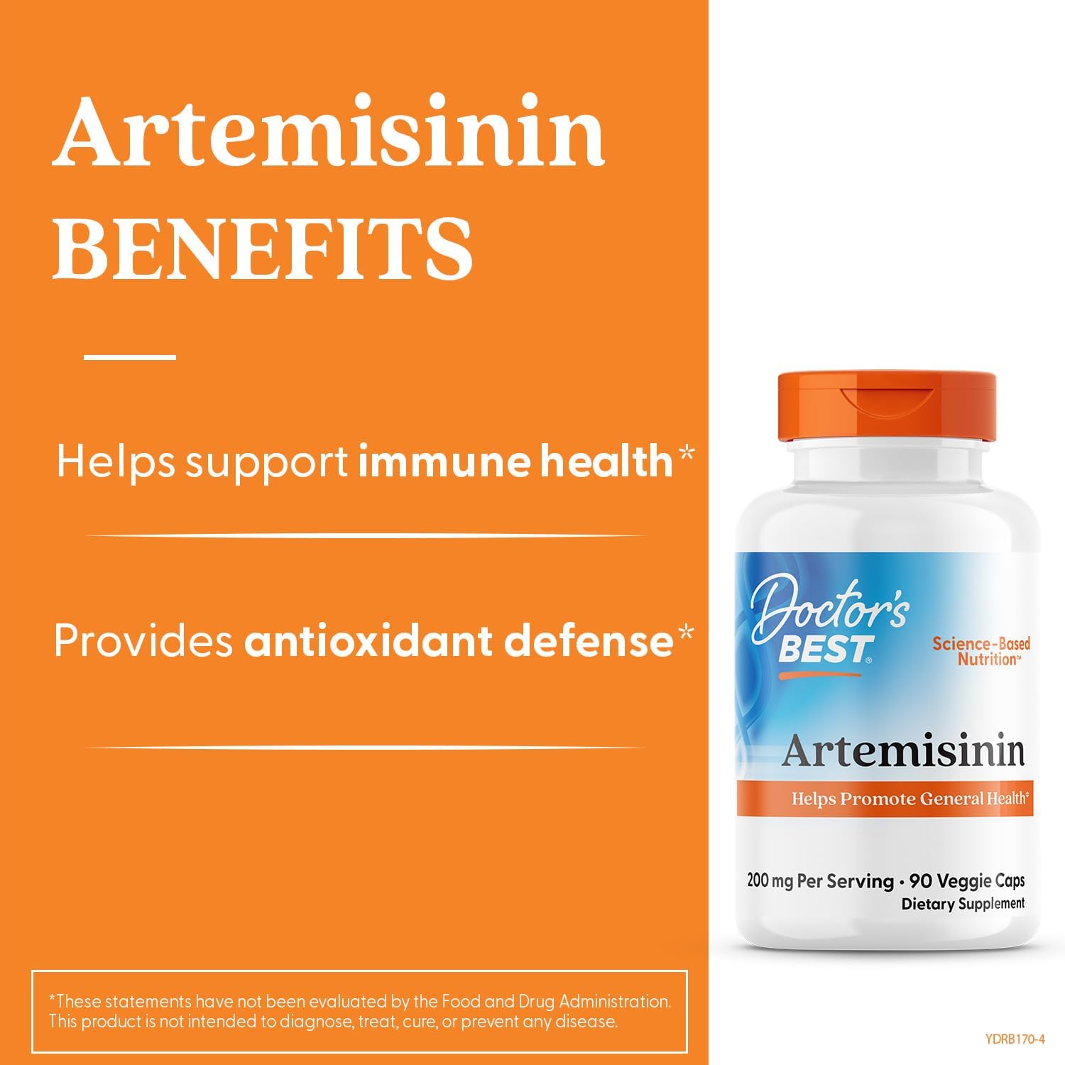 Doctor's Best Artemisinina 200 mg - 90 Cápsulas Vegetales
