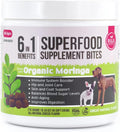 Ruji Naturals 6 en 1 Superfood Complemento para Perros con Moringa Orgánica - 90 Masticables