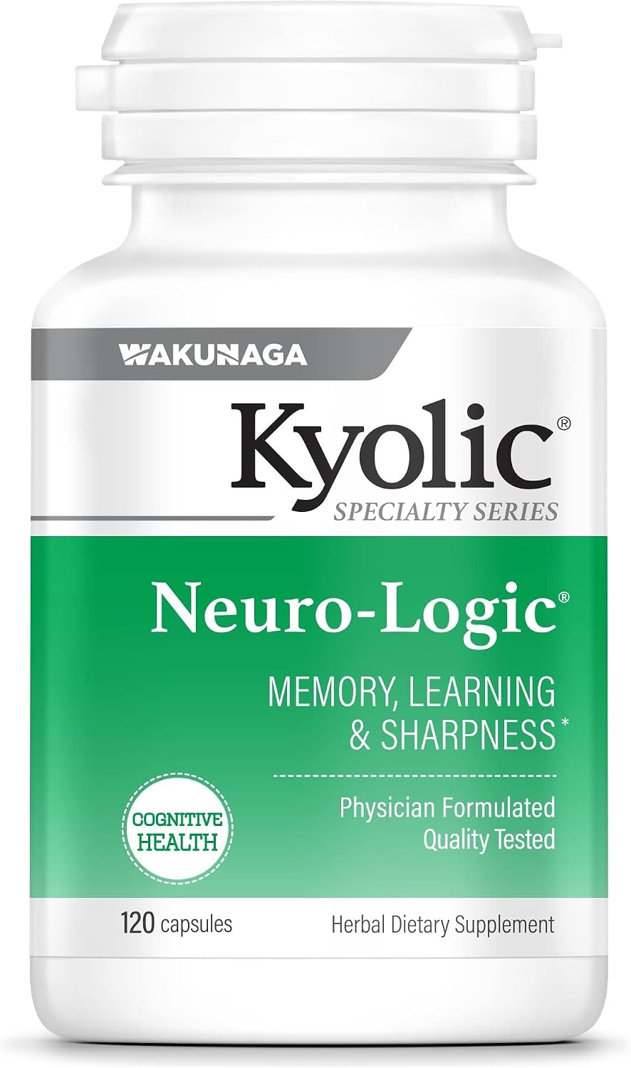 Kyolic Specialty Series Neuro-Logic, 120 Cápsulas (60 Dosis)