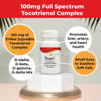 NatureCity True-E Vitamina E con Tocotrienoles y Alfa-Tocoferol Natural, 120 Cápsulas Blandas