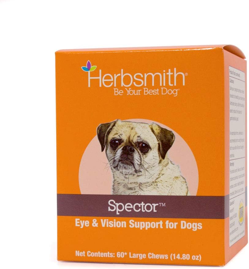Herbsmith Spector - Suplemento para la Visión y Ojos de Perros, 60 Chews Grandes