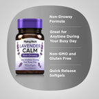 Piping Rock Lavender Calm Pills | 90 Cápsulas blandas | Complemento no somnoliento | Sin OGM, Sin Gluten