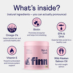 Finn Masticables de Aceite de Salmón para Perros – Piel y Pelaje – Omega-3 EPA y DHA – 90 unidades – Biotina, Zinc y Vitaminas B – Salmón Salvaje de Alaska – Certificado NASC – Formulado por Veterinarios