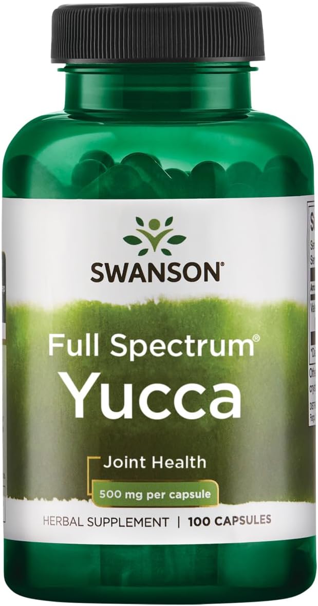 Swanson Premium Brand Espectro Completo Yuca 500 mg, 100 Cápsulas