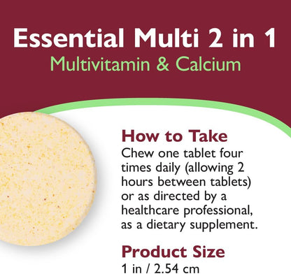 Celebrate Vitamins 2-en-1 Multivitamínico Bariátrico con Calcio Citrato - Vitaminas A, D, E - Naranja Piña (120 Comprimibles) – Image 6