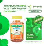 Gominolas de Vitamina C sin Azúcar, 250 mg, 120 unidades (2 paquetes) - LightSpring