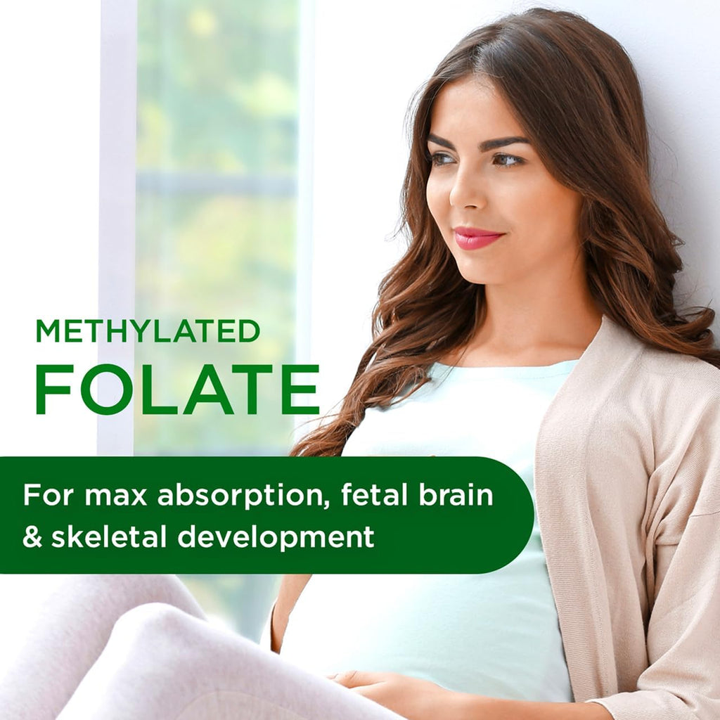 Emerald Labs Prenatal 1-Daily Multi - Multivitamínico Prenatal con Folato Metilado, Hierro, Mezcla de Alimentos Integrales - Sin Soja, Sin Gluten - 30 Cápsulas Vegetales