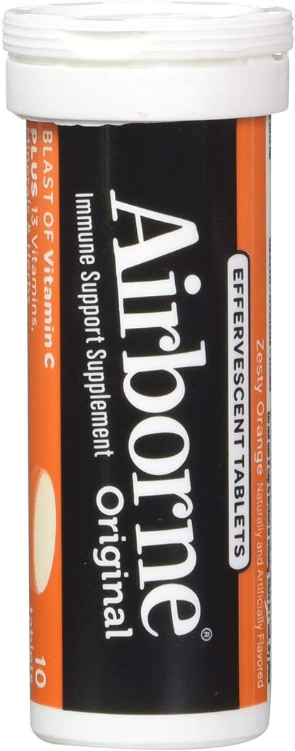 Airborne Zesty Orange Vitamina C 1000 mg Efervescente - Pack de 3 – Image 9