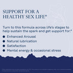 SOLARAY Libido her Life Stages - Apoyo a la Lubricación Natural y Aumento del Deseo Femenino - Cápsulas de Shatavari, Fenugreco, Ashwagandha Orgánica - Sin Hormonas - 60 Cápsulas Vegetales