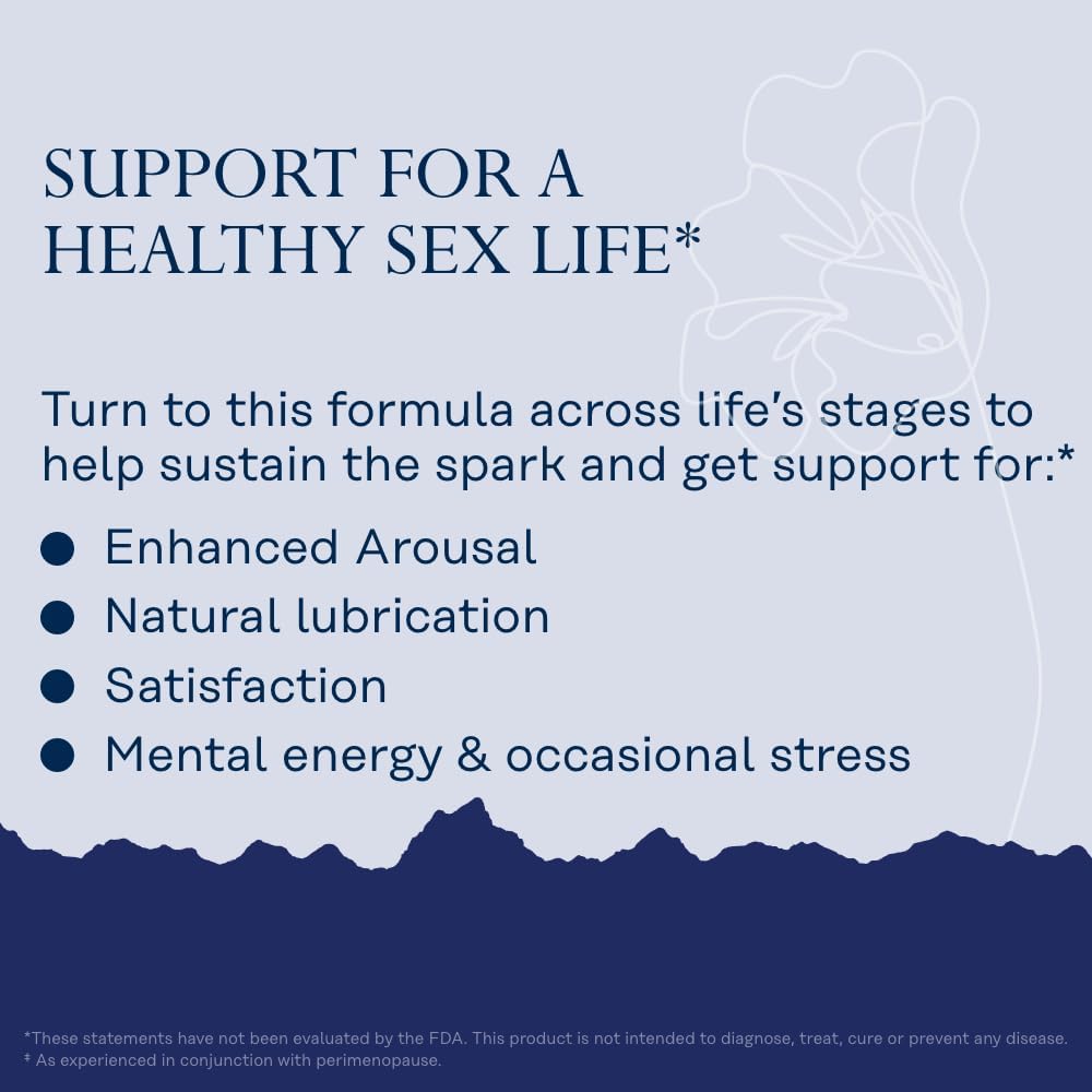 SOLARAY Libido her Life Stages - Apoyo a la Lubricación Natural y Aumento del Deseo Femenino - Cápsulas de Shatavari, Fenugreco, Ashwagandha Orgánica - Sin Hormonas - 60 Cápsulas Vegetales