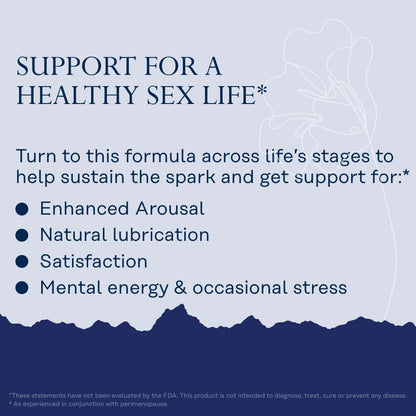 SOLARAY Libido her Life Stages - Apoyo a la Lubricación Natural y Aumento del Deseo Femenino - Cápsulas de Shatavari, Fenugreco, Ashwagandha Orgánica - Sin Hormonas - 60 Cápsulas Vegetales