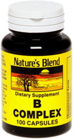 Nature's Blend Complejo B Cápsulas, 100 cápsulas