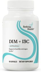 Seeking Health DIM & I3C - Apoyo al Metabolismo Hepático de Estrógenos - 400 mg, 60 Cápsulas