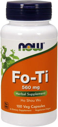NOW Foods Fo-ti 560mg, 100 Cápsulas Vegetales