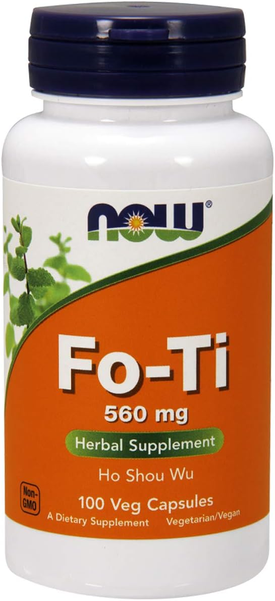 NOW Foods Fo-ti 560mg, 100 Cápsulas Vegetales