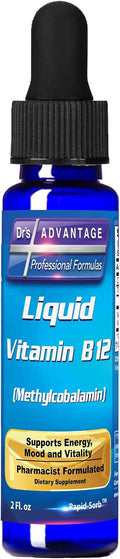 Dr's Advantage Vitamina B12 Líquida 3000 mcg – Metilcobalamina Sublingual 2 oz