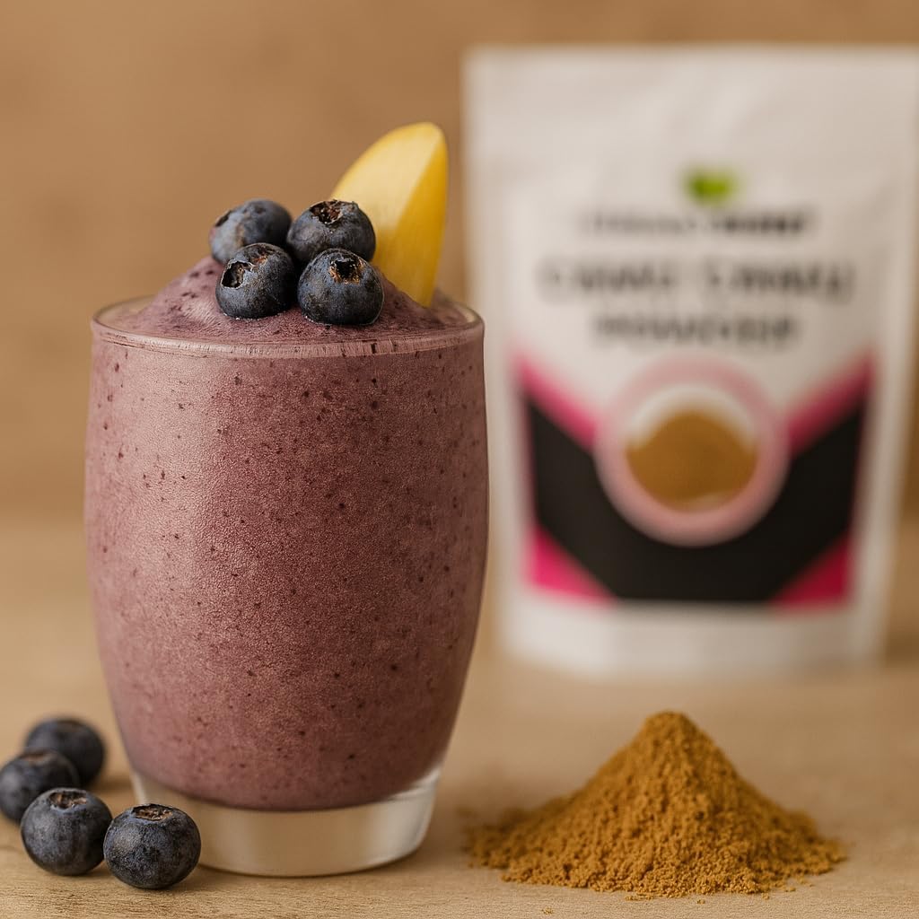 Mayan's Secret - Camu Camu en Polvo Orgánico, Certificado USDA, Vegano, Sin OGM – Superalimento con Alto Contenido de Vitamina C – 99g