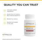 Integrative Therapeutics B-12 Active: Vitamina B12 Metilcobalamina, 30 Comprimidos Masticables (Pack de 2)