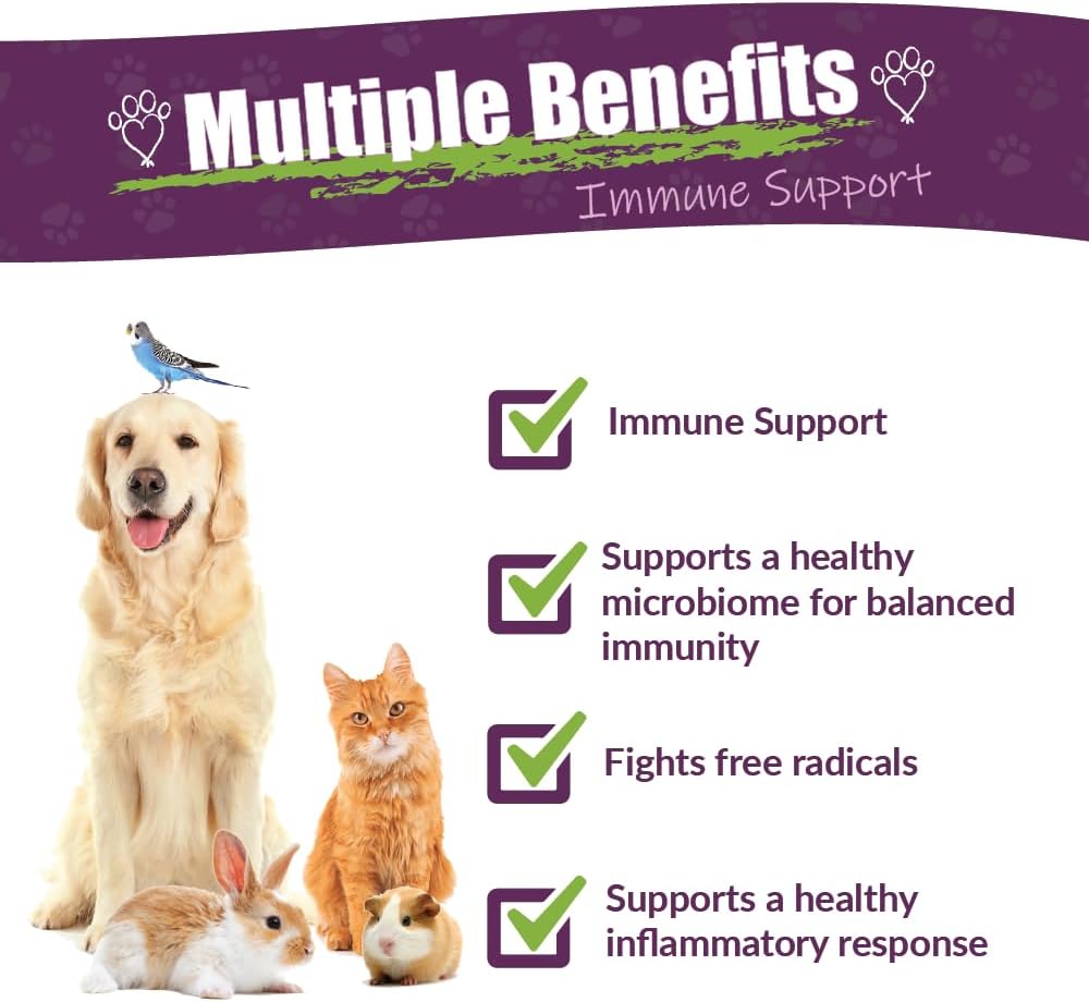 Amber NaturalZ Vibactra — Suplemento Herbal de Apoyo Inmunológico para Mascotas