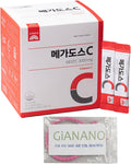 GIANANO Barrita de Vitamina C en Polvo Coreana, Sobres Individuales, Vitamina C 3.000 mg (100 Sobres, 300 g)