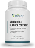 Biolor Stronghold Control de Vejiga para Hombres y Mujeres - Apoya el Flujo Urinario Saludable (Dentro de Rangos Normales) - 120 Cápsulas