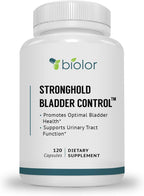 Biolor Stronghold Control de Vejiga para Hombres y Mujeres - Apoya el Flujo Urinario Saludable (Dentro de Rangos Normales) - 120 Cápsulas